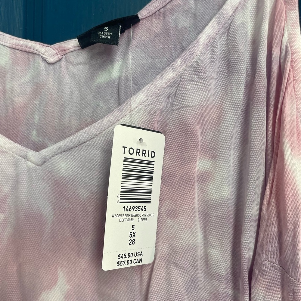 NWT Torrid Sophie Rayon Slub Swing Cami - size 5X - Picture 5 of 9